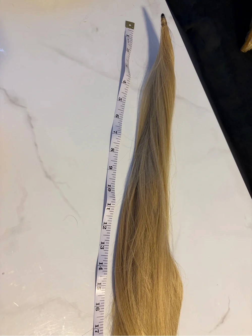 Honey Blonde wrap around Hair Extension - Natural Blonde